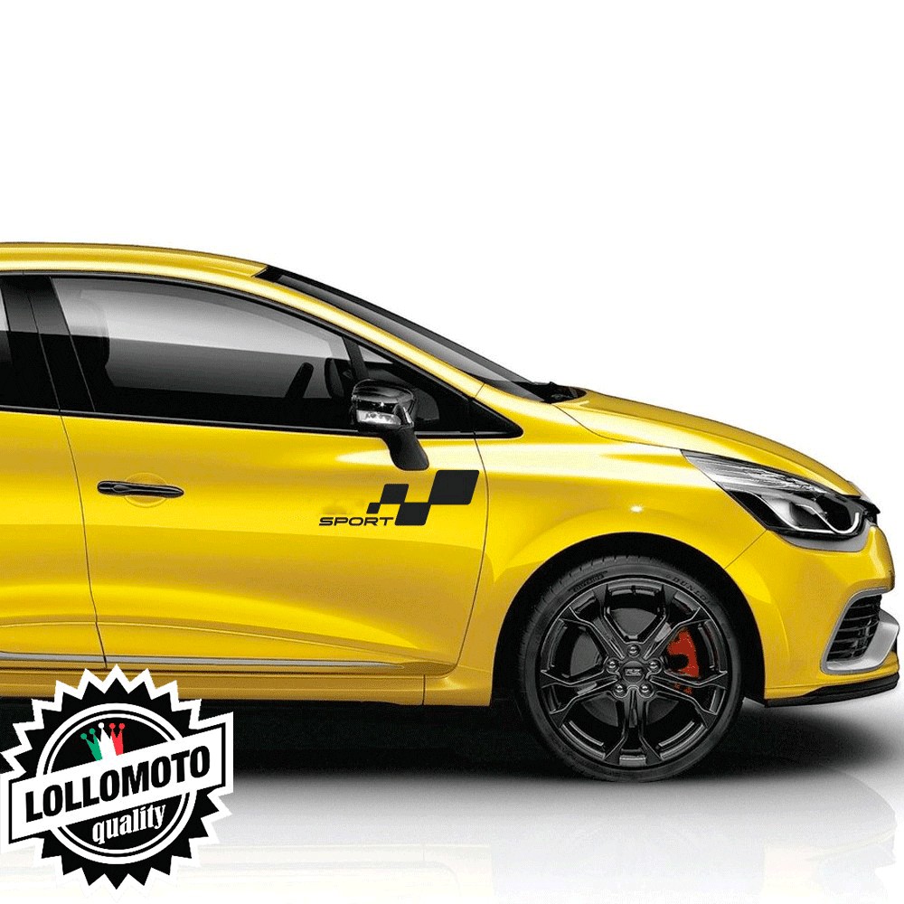 Vinile Adesivo Per Auto Tuning Ed Elaborate ADESIVI RENAULT SPORT Clio