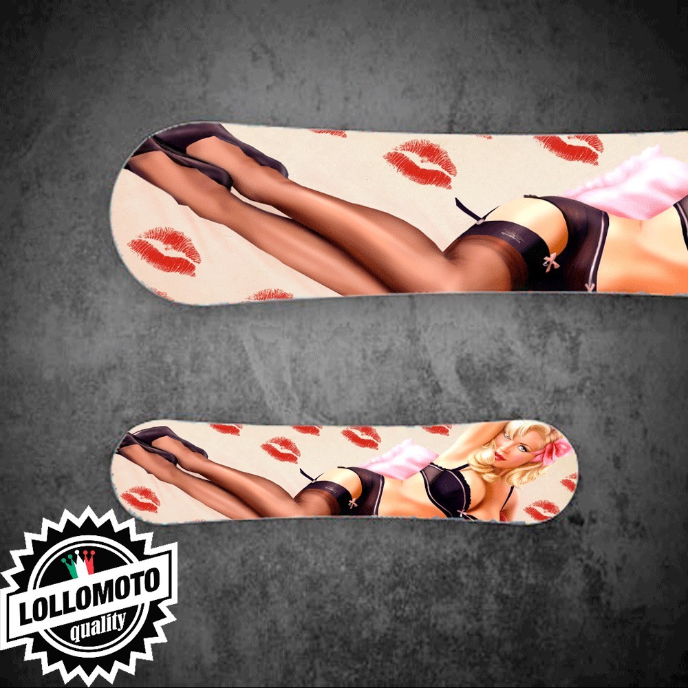 Adesivo Tavola Snowboard Pin Up Personalizzata Wrapping