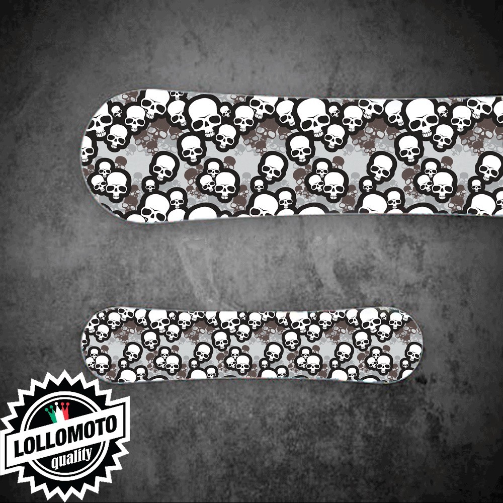 Adesivo Tavola Snowboard Teschio Artico Personalizzata Wrapping