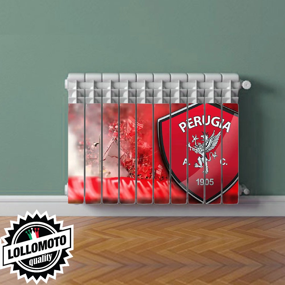 Termosifone PERUGIA Rivestimento Adesivo Laminato Stickers Termosifone Wrapping Interior Design