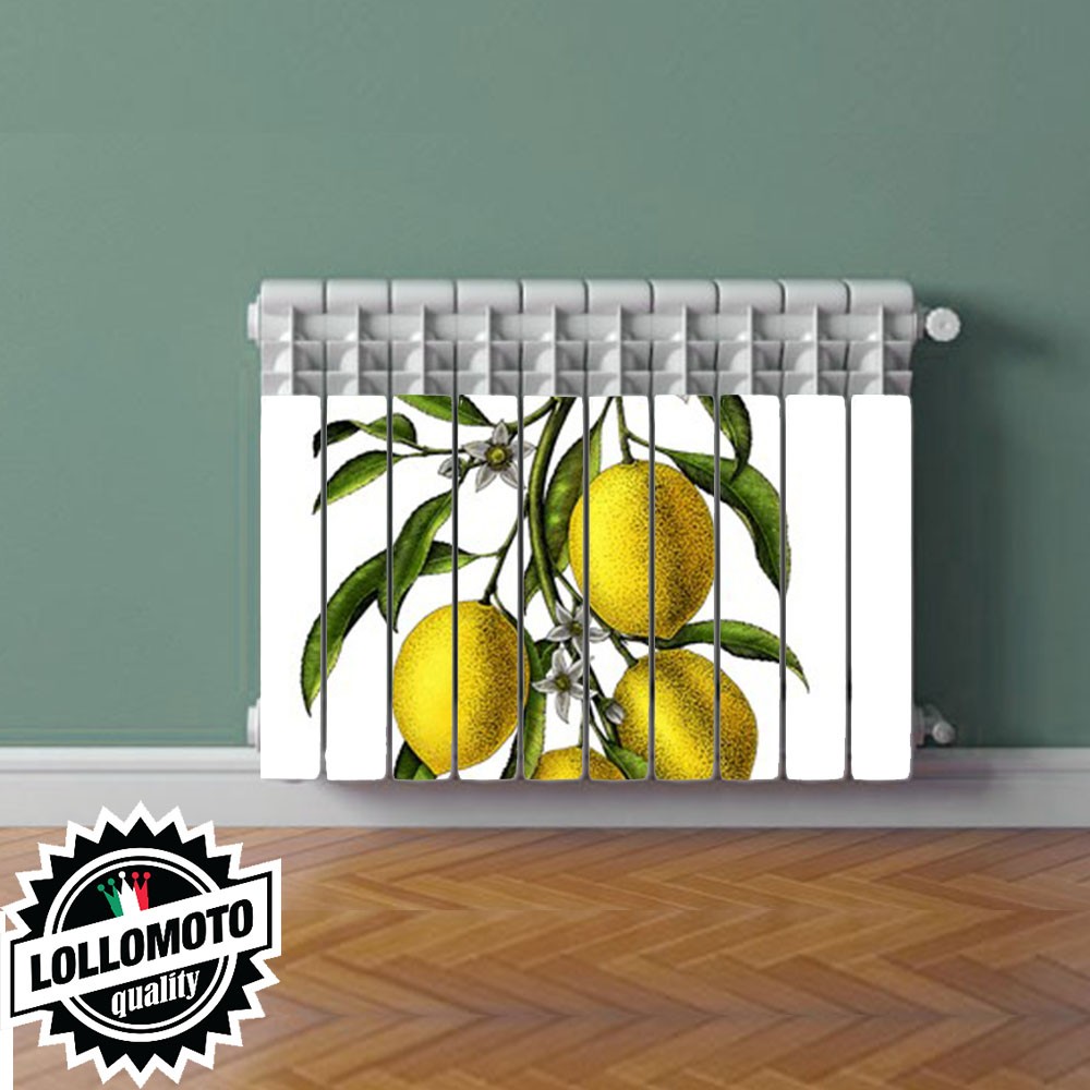 Termosifone LEMON Rivestimento Adesivo Laminato Stickers Termosifone Wrapping Interior Design