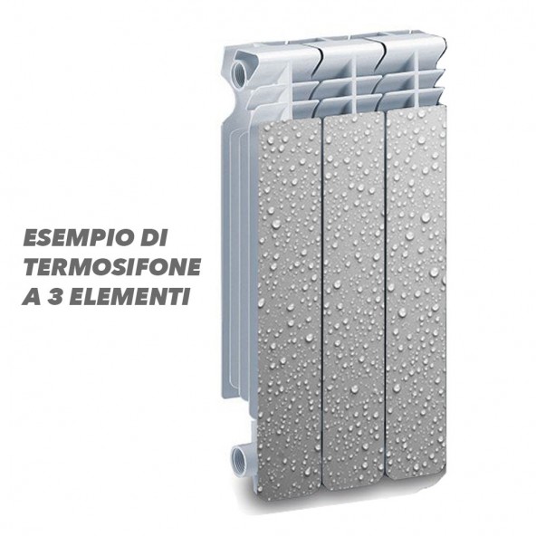 Termosifone WATER DROPS Rivestimento Adesivo Laminato Stickers Termosifone Wrapping Interior Design