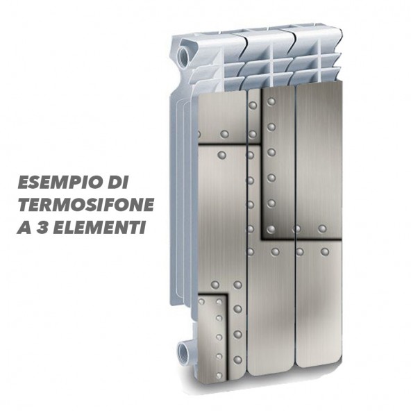 Termosifone METAL PANELS Rivestimento Adesivo Laminato Stickers Termosifone Wrapping Interior Design