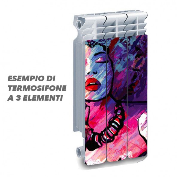 Termosifone SINGER Rivestimento Adesivo Laminato Stickers Termosifone Wrapping Interior Design