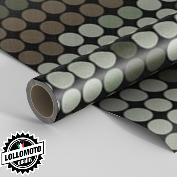 Pellicola Adesiva Per Auto Wrapping 'Teschi Mimetica Foresta' – 150x20 Mt, Effetto Mimetico, Air Free, Termoformabile