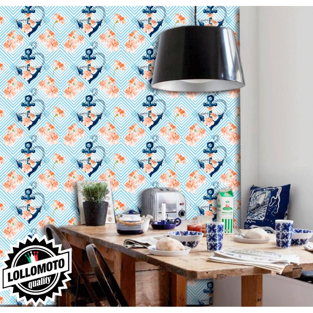 Carta da Parati Anchor FlowerInterior Design Arredamento