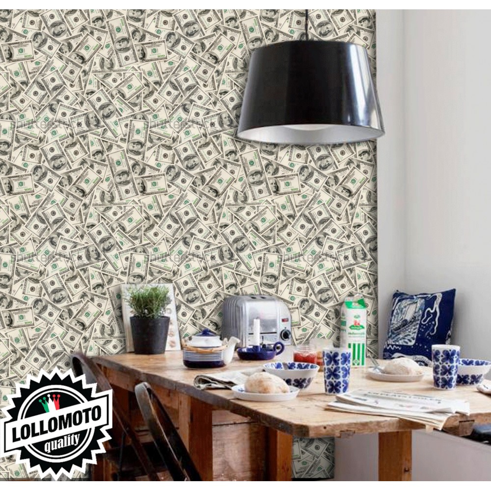 Carta da Parati Dollari Interior Design Arredamento