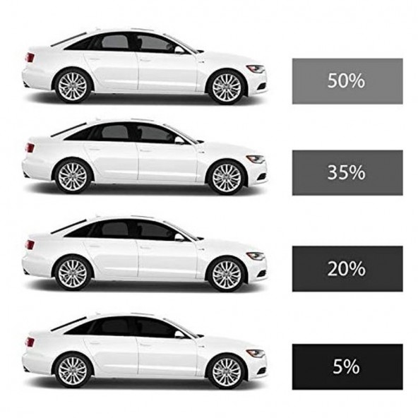 Toyota Prius dal 2017 a Oggi Pellicole Oscuramento Vetri Auto Pre Tagliate a Misura