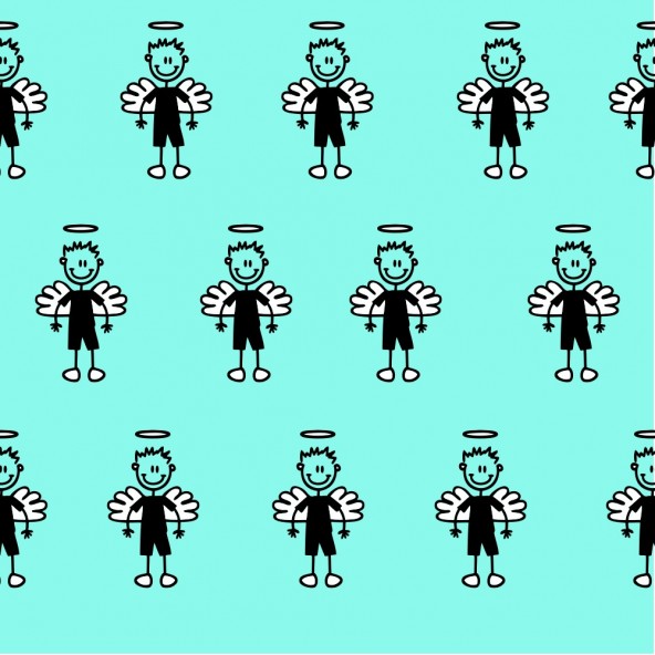 Carta da Parati Camera Bambini Angelo Custode Interior Design