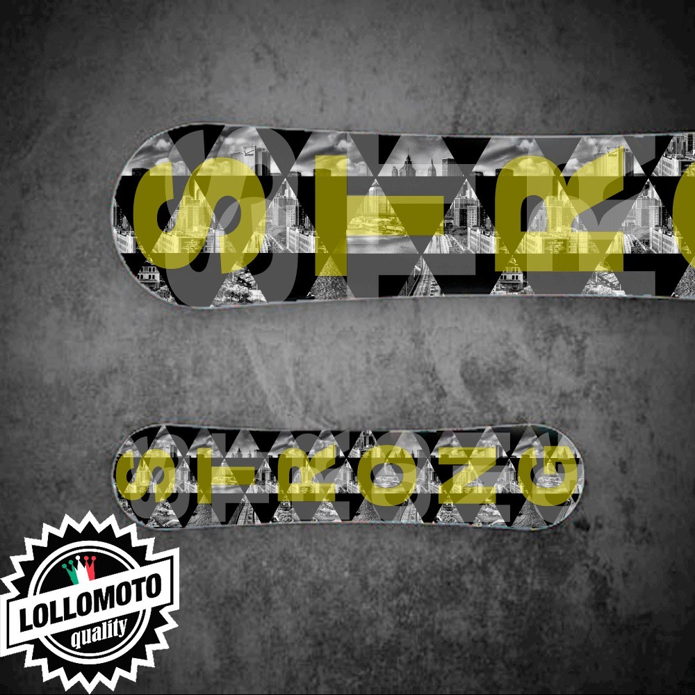 Adesivo Tavola Snowboard Scritta Strong Personalizzata Wrapping