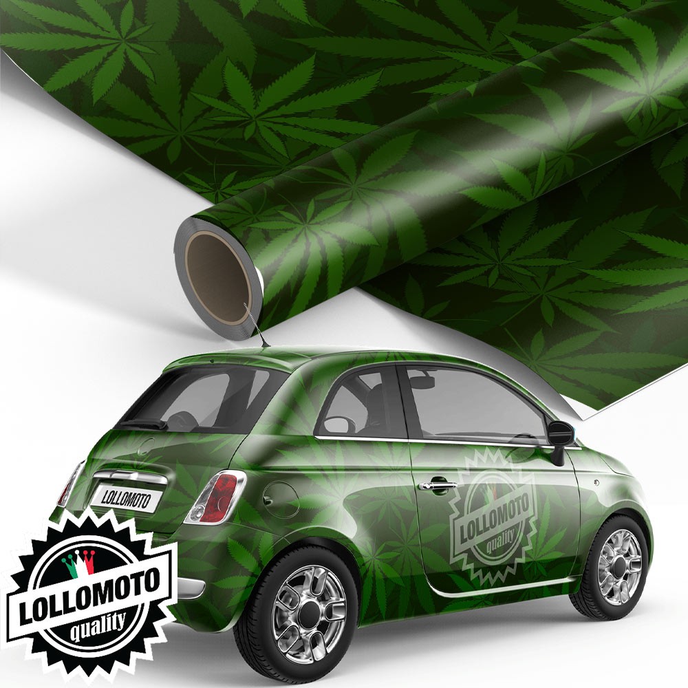 Pellicola MARIJUANA Pellicola Car Wrapping Adesiva Rivestimento Auto