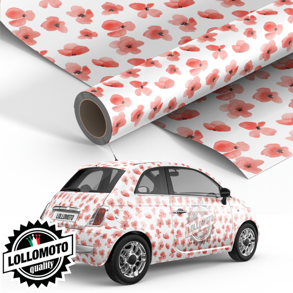 Pellicola POPPY Pellicola Car Wrapping Adesiva Rivestimento Auto