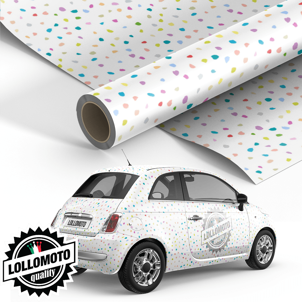 Pellicola Points All Colors Pellicola Car Wrapping Adesiva Rivestimento Auto