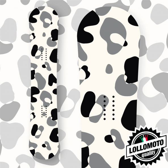 Adesivo Tavola Snowboard Mimetico Cow Personalizzata Wrapping Stickers Decal Rivestimento Snow