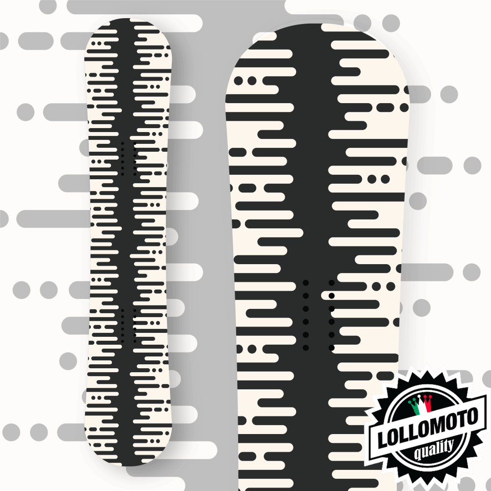 Adesivo Tavola Snowboard Soft Sound Line Personalizzata Wrapping Stickers Decal Rivestimento Snow