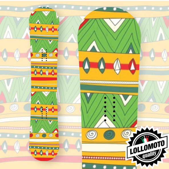 Adesivo Tavola Snowboard Web Italy Personalizzata Wrapping Stickers Decal Rivestimento Snow