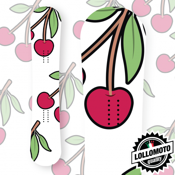 Adesivo Tavola Snowboard Cherries Personalizzata Wrapping Stickers Decal Rivestimento Snow