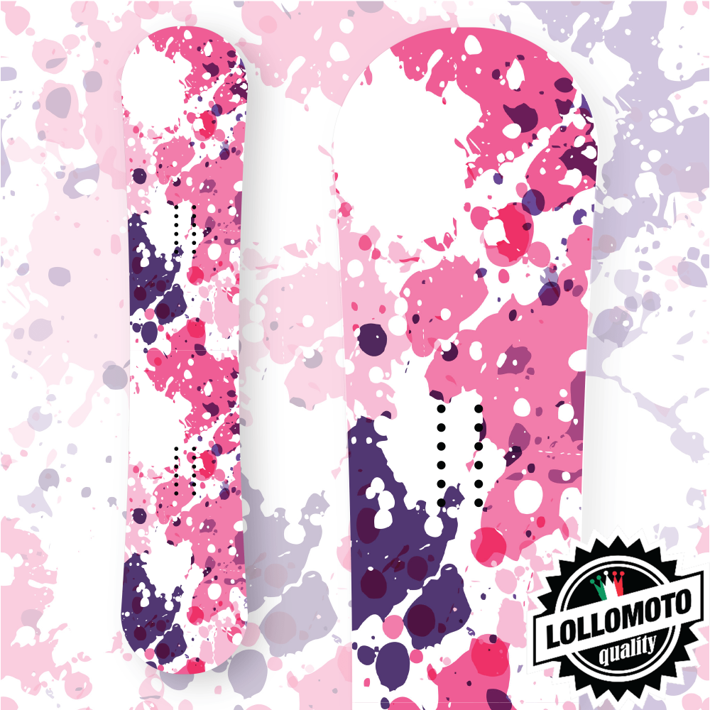 Adesivo Tavola Snowboard Sketches Personalizzata Wrapping Stickers Decal Rivestimento Snow