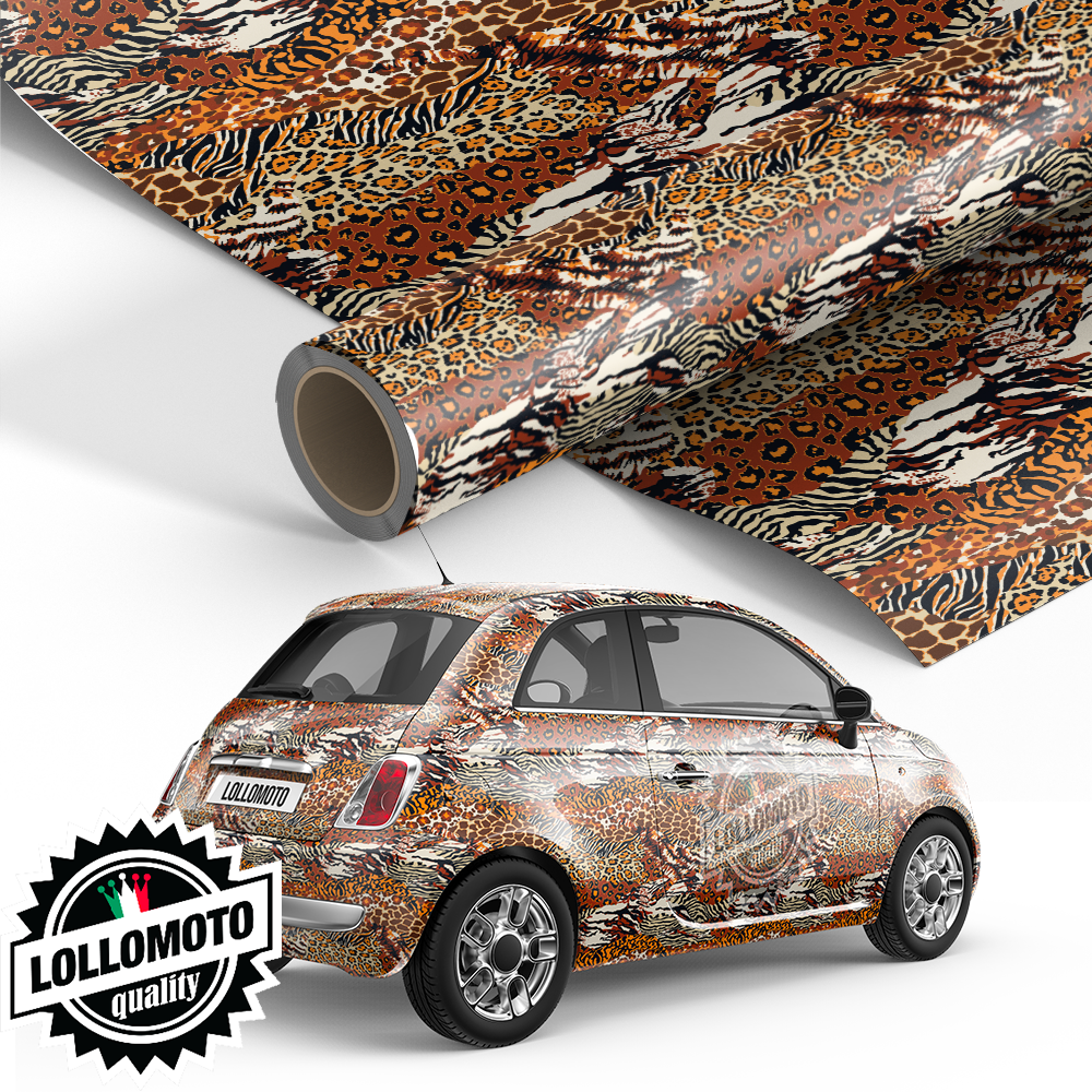 Pellicola Mimetico Savana Pellicola Car Wrapping Adesiva Rivestimento Auto