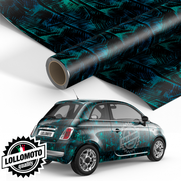 Pellicola Floral Texture Pellicola Car Wrapping Adesiva Rivestimento Auto