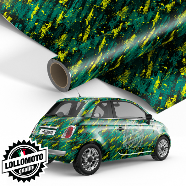 Pellicola Texture Dirty Camo Pellicola Car Wrapping Adesiva Rivestimento Auto