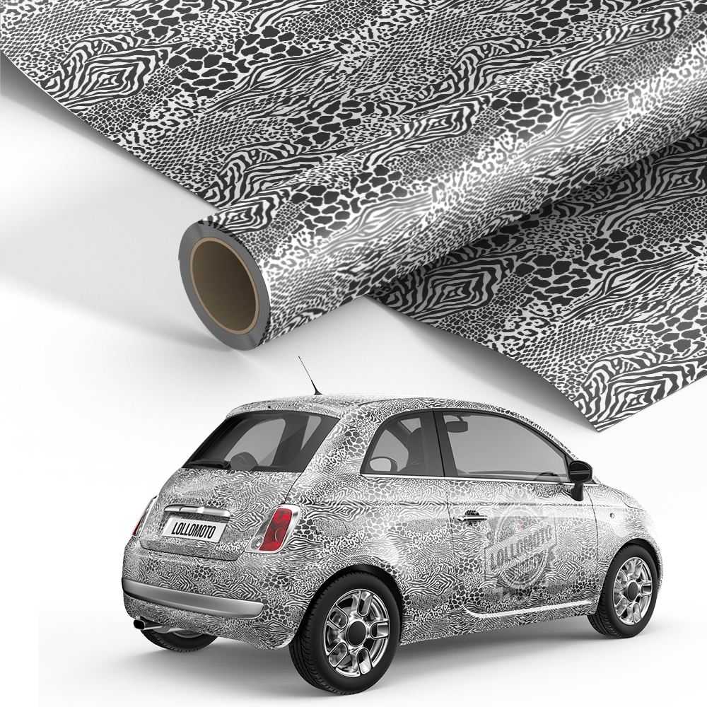 Pellicola Adesiva Auto 3D Viola/Blu - 300x30cm, Effetto Carbonio - Per Decorazione E Protezione - Foto 2