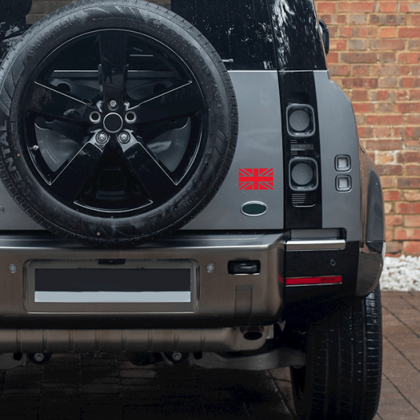 2x Adesivi Bandiera Inglese Land Rover DEFENDER dal 2020 ad OGGI Stickers Accessori Auto Pellicole LOLLOMOTO