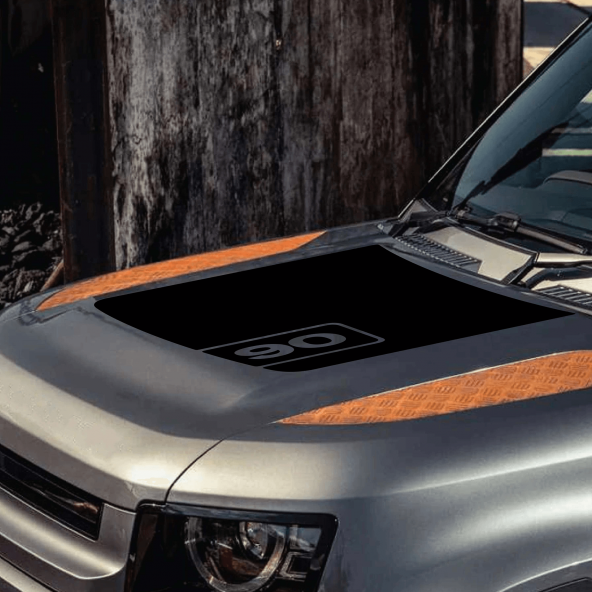 Adesivi Cofano Modello 90 Land Rover DEFENDER dal 2020 ad OGGI Stickers Accessori Auto Pellicole LOLLOMOTO
