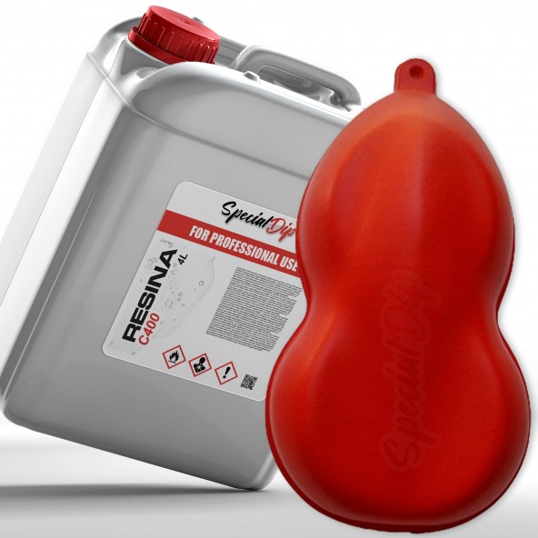 Rosso Opaco Tanica Professionale 4 lt SPECIAL DIP Car Dipping