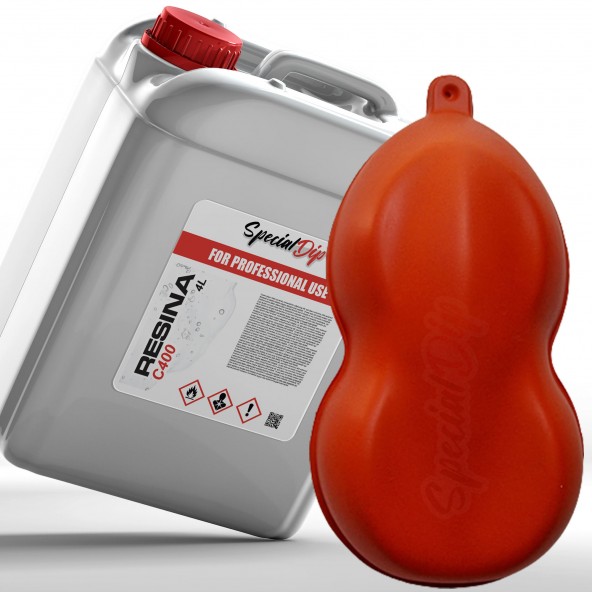 Arancione Opaco Tanica Professionale 4 lt SPECIAL DIP Car Dipping