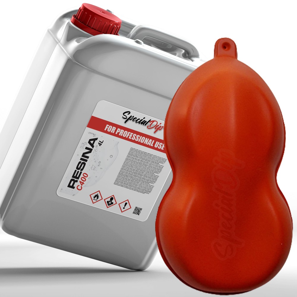 Arancione Opaco Tanica Professionale 4 lt SPECIAL DIP Car Dipping