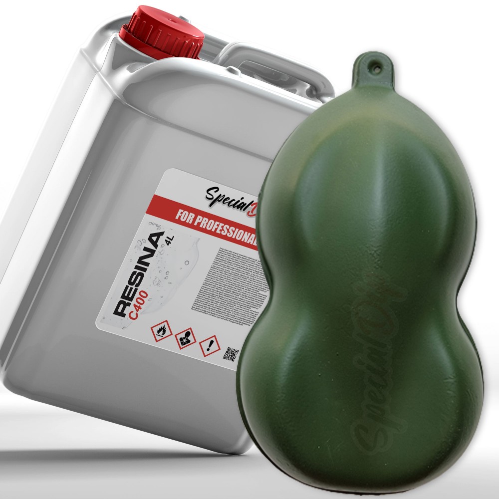 Verde Camo Opaco Tanica Professionale 4 lt SPECIAL DIP Car Dipping