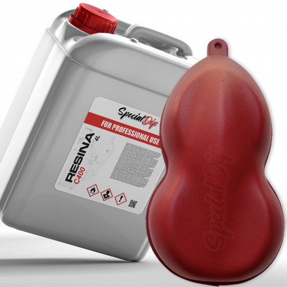 Rosso Ciliegia Opaco Tanica Professionale 4 lt SPECIAL DIP Car Dipping