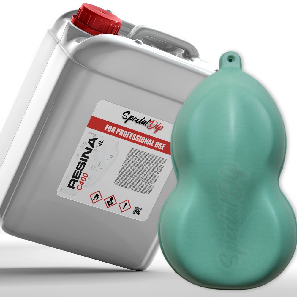 Verde Acqua Opaco Tanica Professionale 4 lt SPECIAL DIP Car Dipping