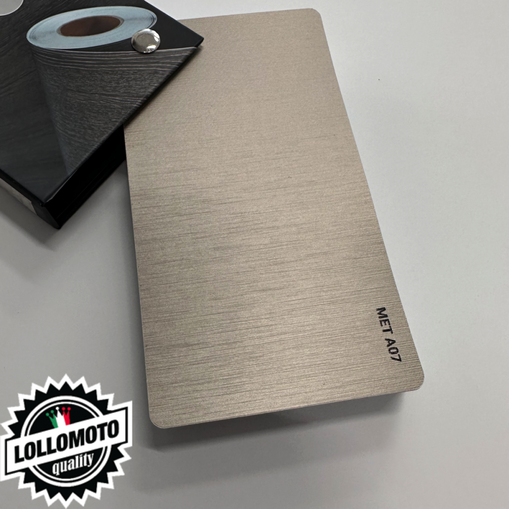 10mt Rotolo Rivestimento adesivo in metallo spazzolato oro pellicola Interior Design COVERING - LOLLOMOTO