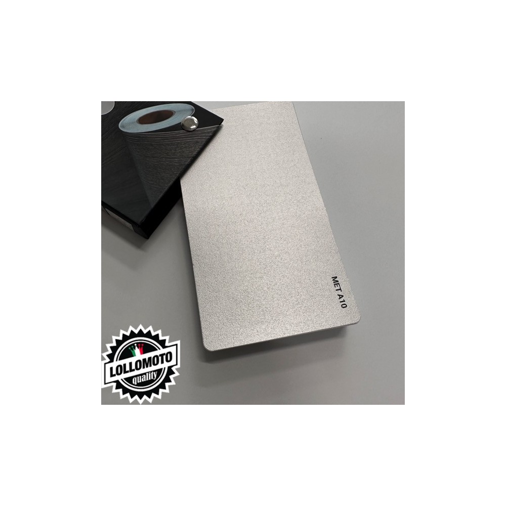10mt Rotolo Rivestimento adesivo in metallo leggermente granuloso pellicola Interior Design COVERING - LOLLOMOTO