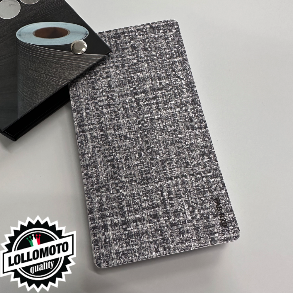 10mt Rotolo Rivestimento adesivo effetto tessuto tweed pellicola Interior Design COVERING - LOLLOMOTO