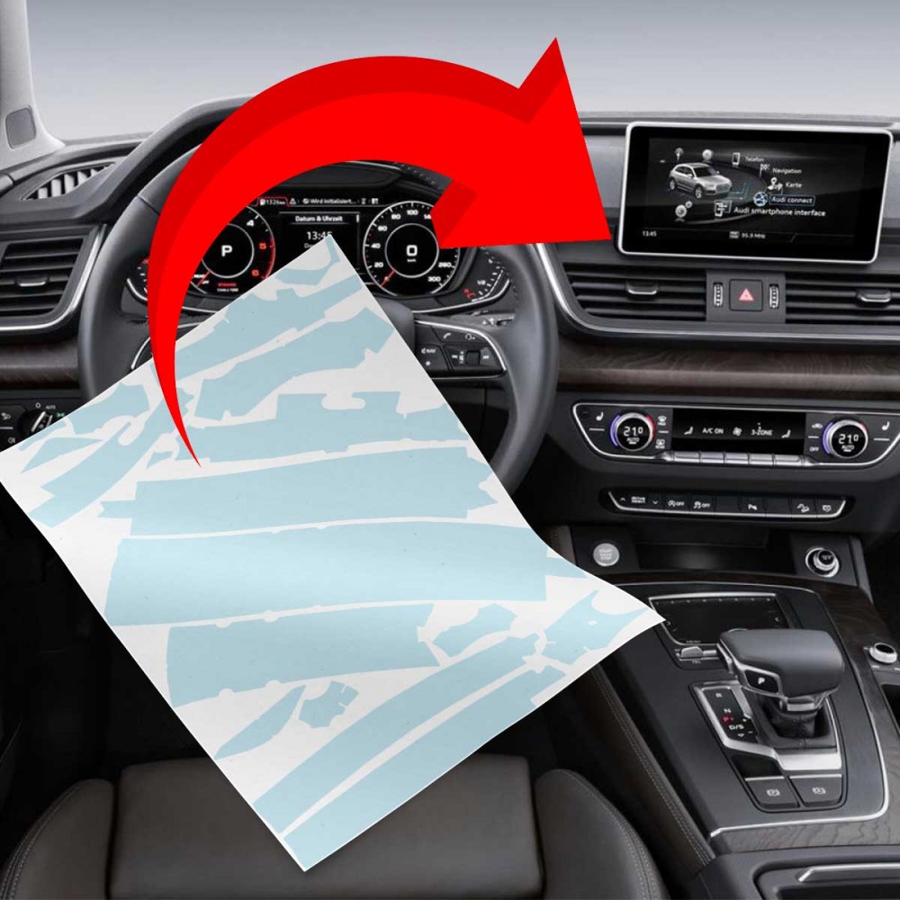 MonkeySkin | Kit Pellicole PPF per Interni Auto compatibili con Audi Q5 dal 2016 al 2023