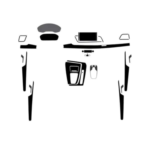 MonkeySkin | Kit Pellicole PPF per Interni Auto compatibili con Audi Q5 dal 2016 al 2023