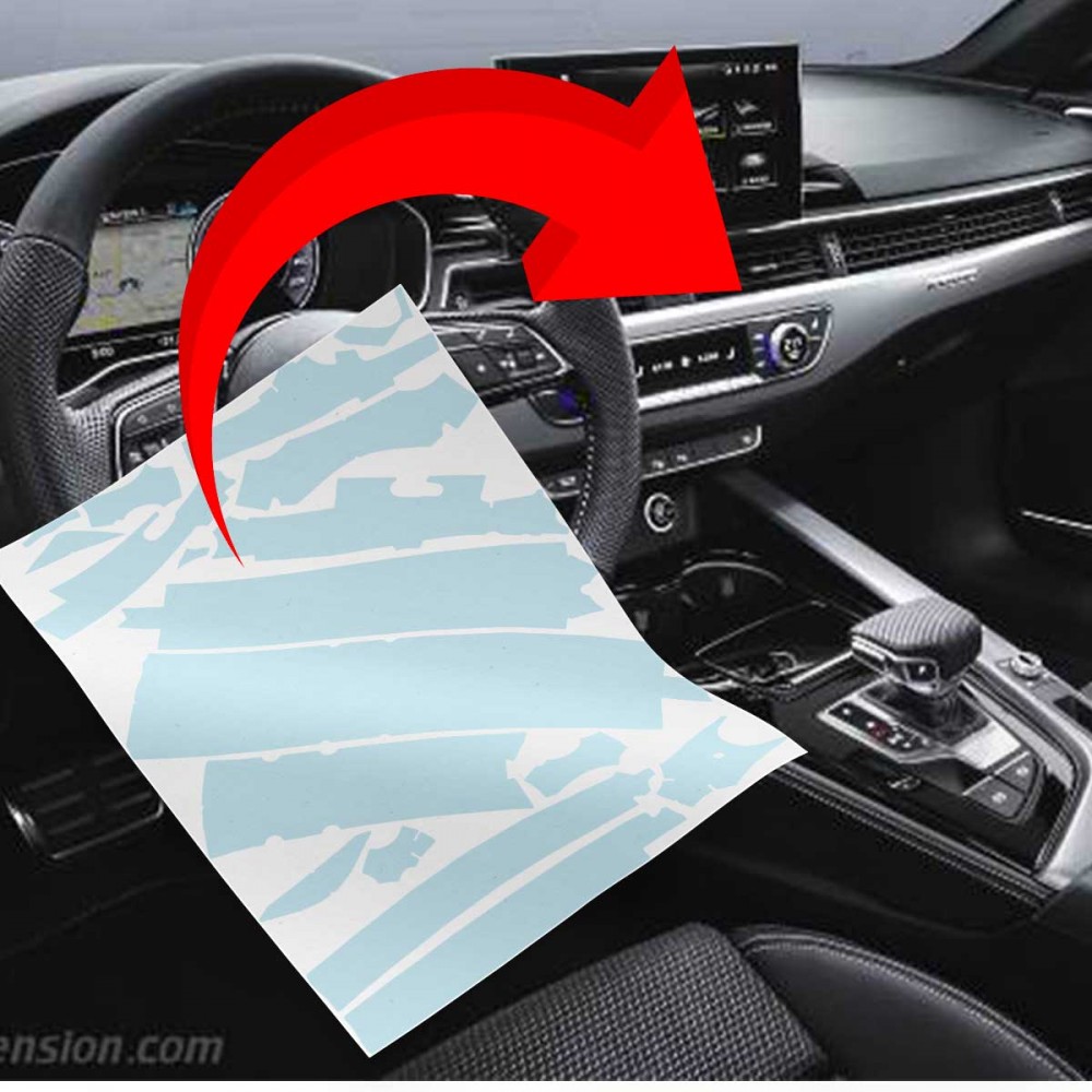 MonkeySkin | Kit Pellicole PPF per Interni Auto compatibili con Audi A5 Coupé dal 2016 al 2023