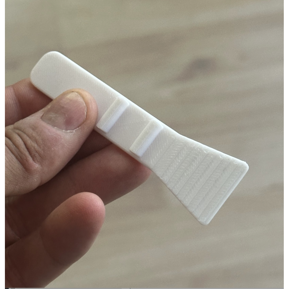 1x Mini Spatola Professionale in PLA 3 Layer per Applicazione Pellicole Vetri e Pellicole Protettive Trasparenti PPF