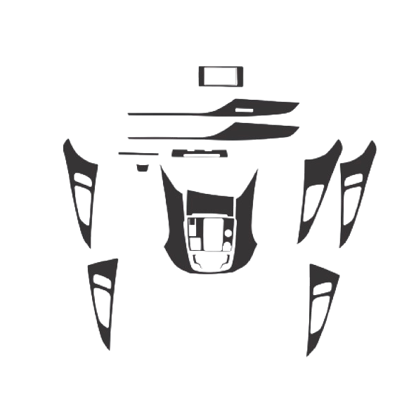 MonkeySkin | Kit Pellicole Adesive Protettive PPF per Interni Auto compatibili con Audi A6 dal 2011 al 2018