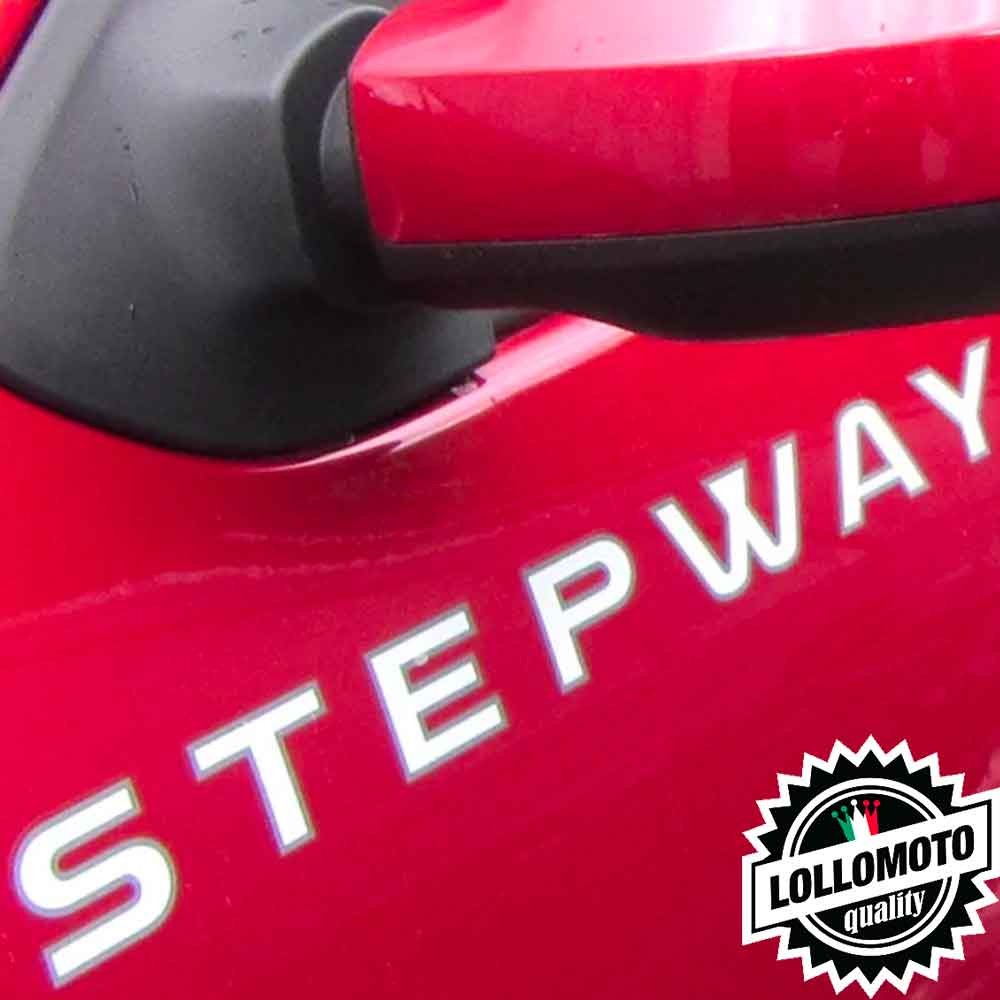 2x Adesivi STEPWAY per sportelli fiancate laterali per Dacia Sandero Stickers