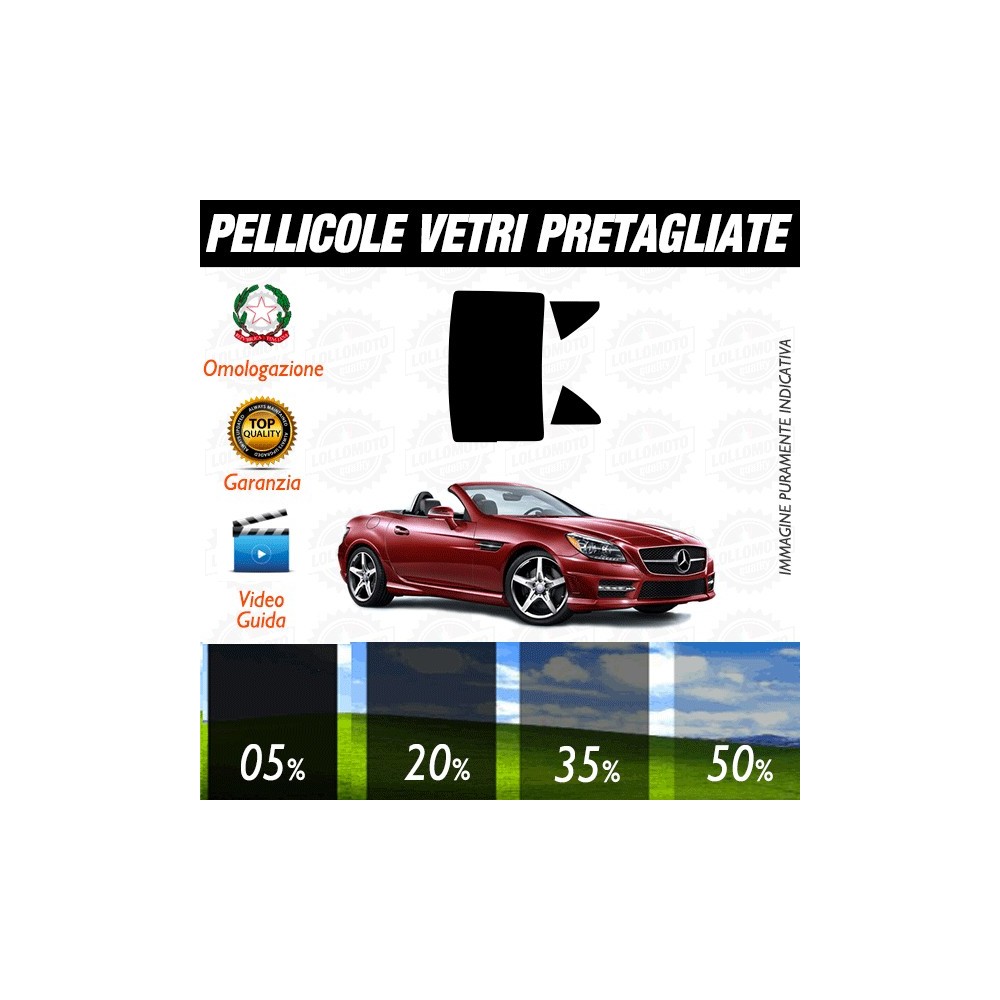 Mercedes Slk 350 Cabrio 12-16 Pellicole Oscuramento Vetri Auto