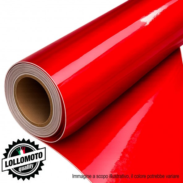 Rosso Lucido Pellicole Adesiva Rivestimento Auto Car Wrapping