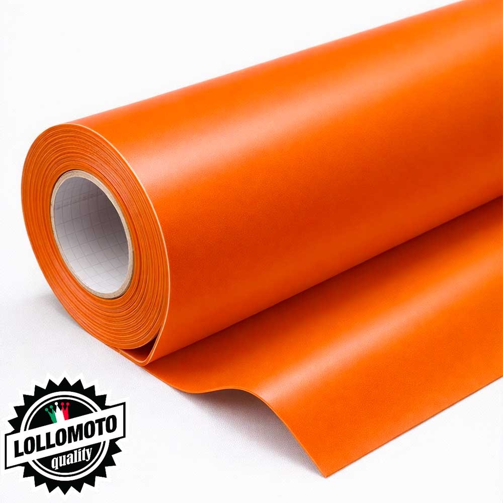 pellicola wrapping arancione opaco lollomoto