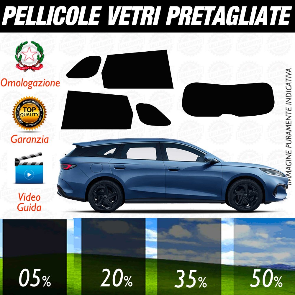 oscuramento vetri BYD Seal 6 Touring dal 2024 ad OGGI