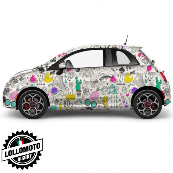 Sticker Bomb 04 Pellicola Adesiva Rivestimento Auto Car