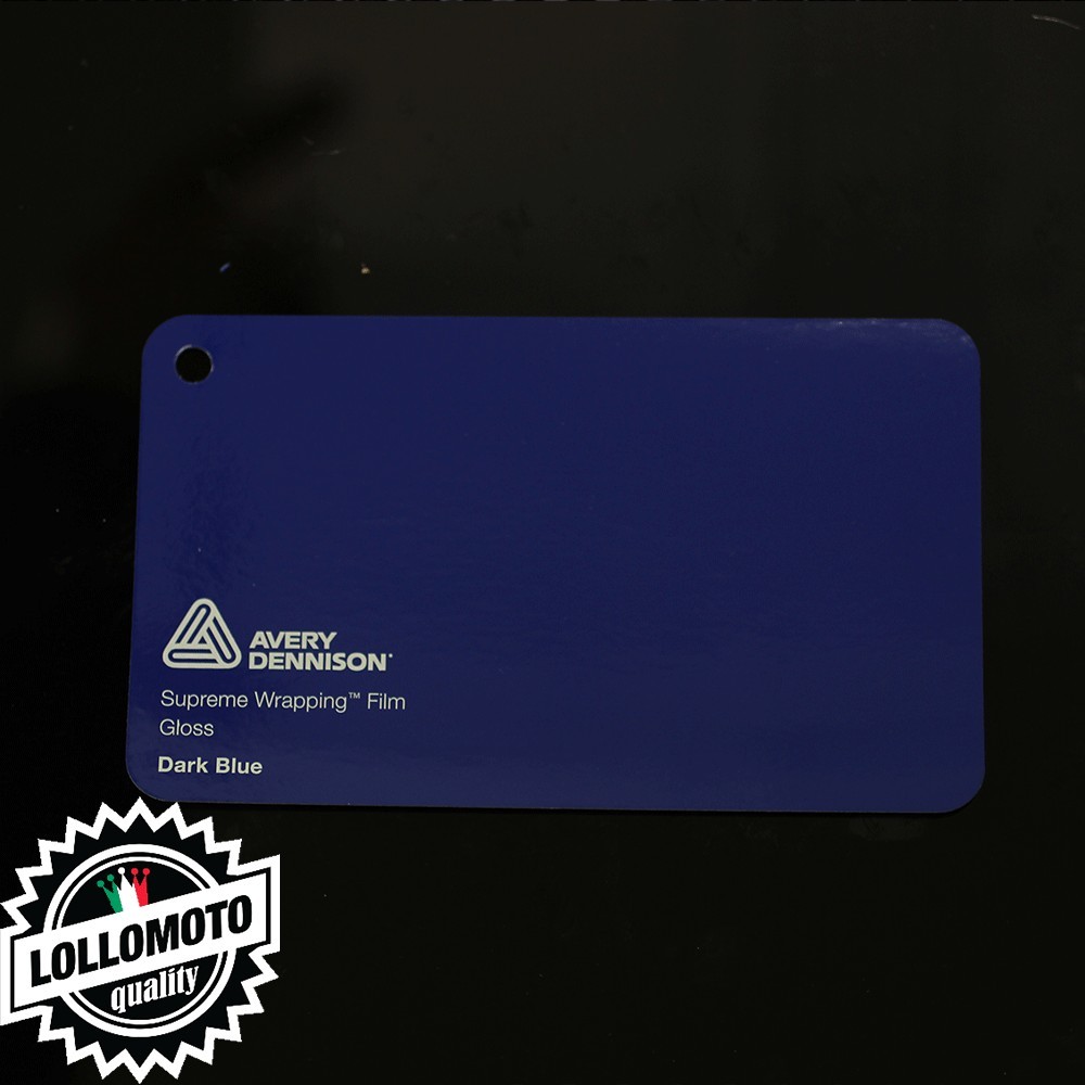 Brilliant Blue Matte Metallic Pellicola Car Wrapping Avery Dennison™ Supreme Wrapping Film Cast Professionale Adesiva