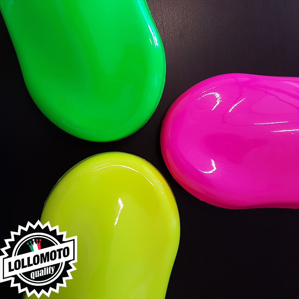 Lollomoto Pellicola Adesiva Fluorescente Verde Per Car Wrapping - 76x50cm - Rivestimento Auto, Moto E Arredo - Termoformabile